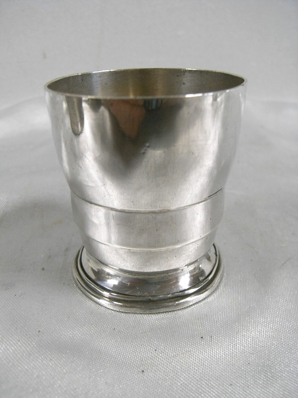🇫🇷 EMILE PUIFORCAT TIMPANI PIEDOUCHE SOLID SILVER MINERVE SILVER GLASS