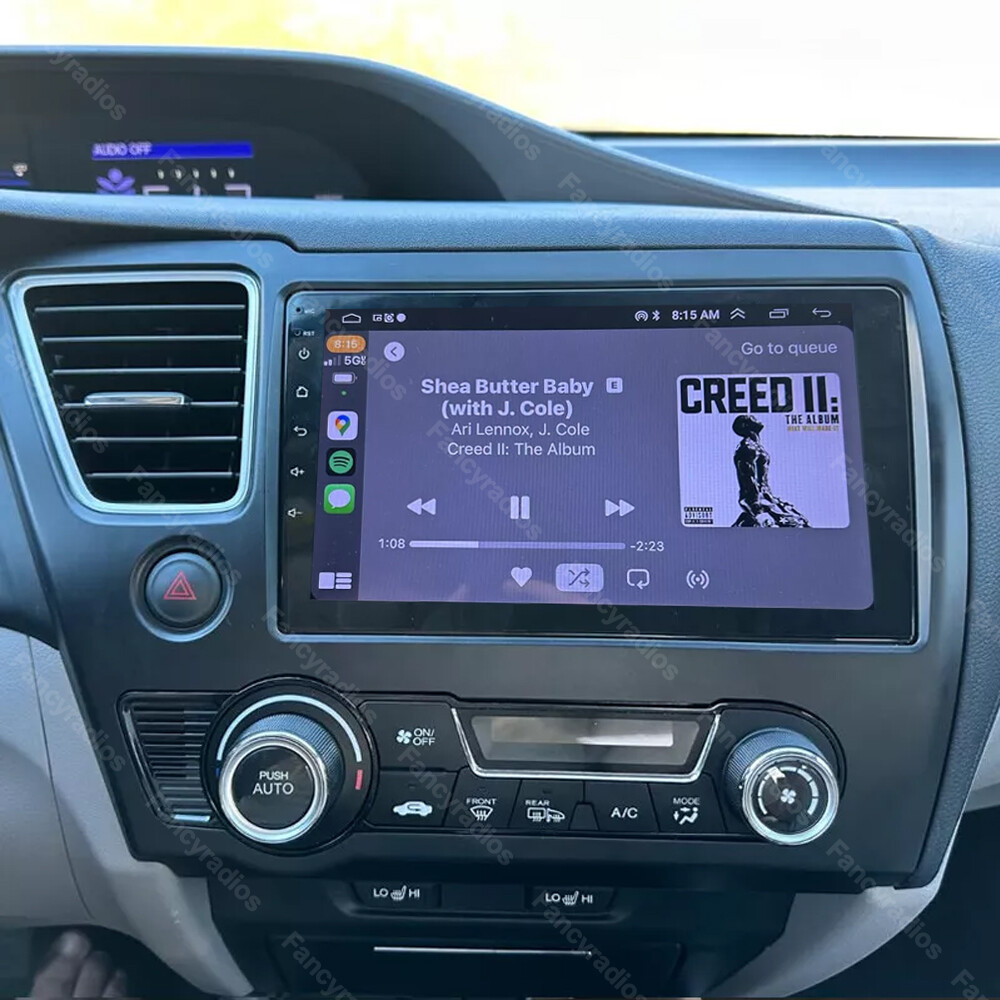 Android 13.0 4+64GB For Honda Civic 2013-2015 Apple Carplay Car Radio Stereo GPS