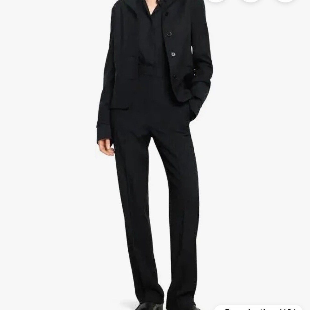 NWT Loulou Studio $290 Maia Wool Black Dress Pants Trousers Sz L NWT Loulou Studio $290 Maia Wool Black Dress Pants Trousers Sz L