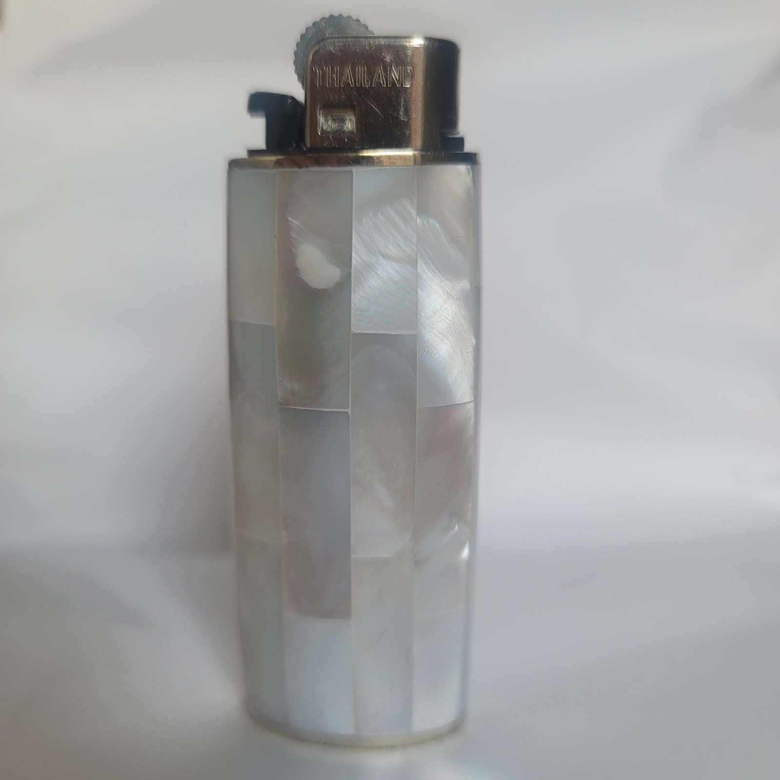 Mother of Pearl Shell BIC Lighter Case Handmade Coastal Ocean Cover Gift