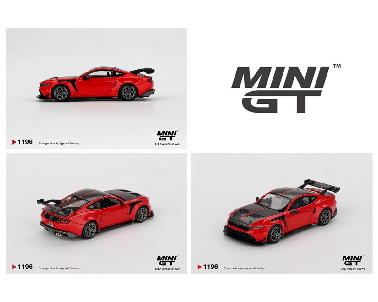 Mini GT Ford Mustang GTD – Race Red #1196 1/64