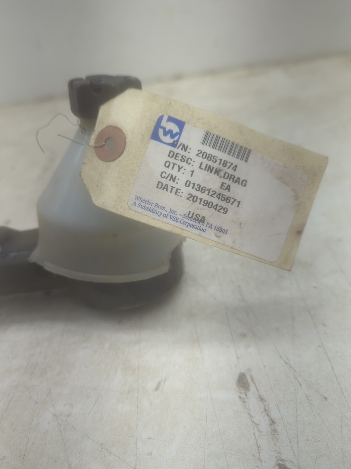 Genuine Mack Steering Drag Link 20851874