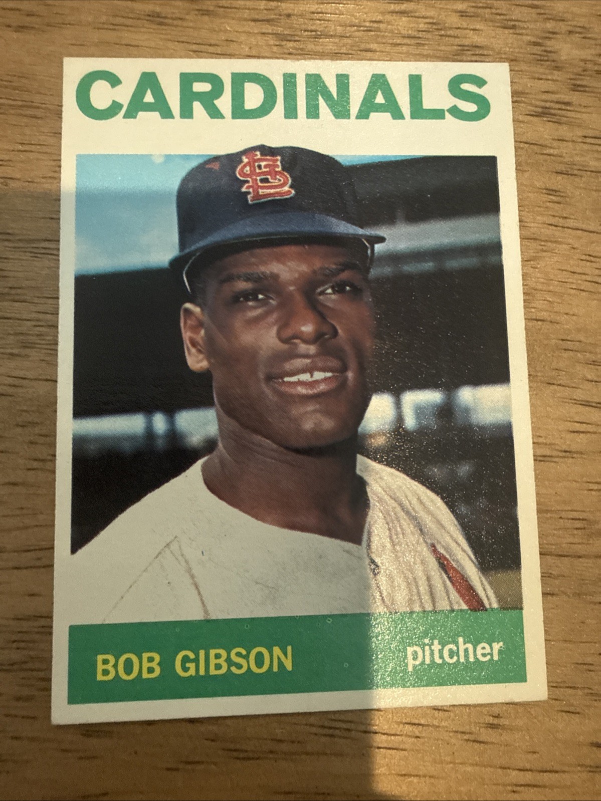 1964 Topps #460 Bob Gibson St. Louis Cardinals Baseball Card EX+ - Ex/Mt o/c 1964 Topps #460 Bob Gibson St. Louis Cardinals Baseball Card EX+ - Ex/Mt o/c