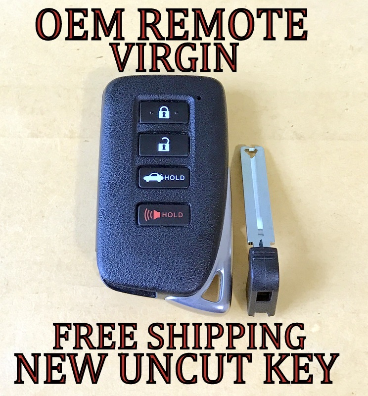 OEM VIRGIN 13-20 LEXUS GS ES SMART KEYLESS PROXIMITY REMOTE FOB HYQ14FBA \'G\'