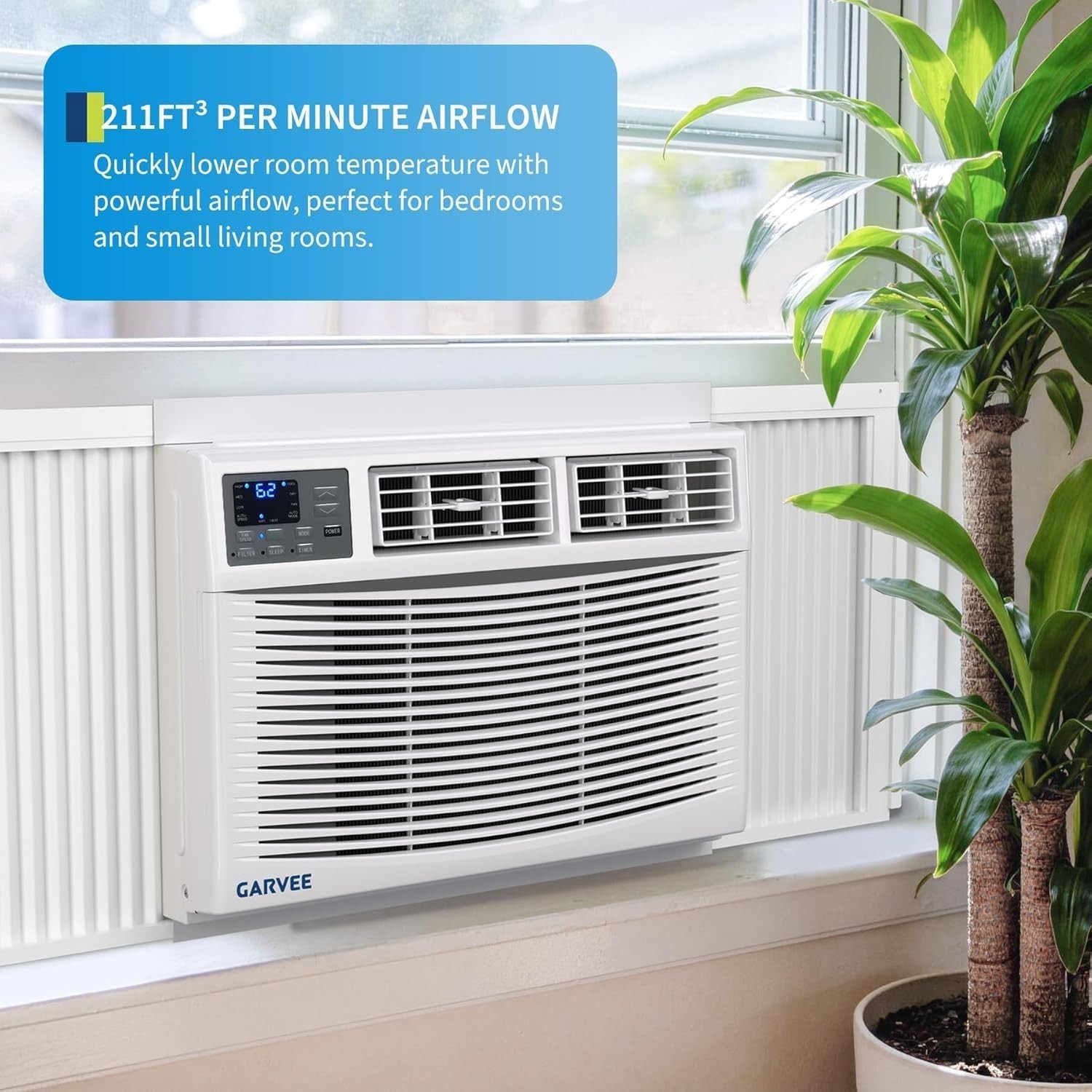 ️4-in-1 Comfort: 8000 BTU Window Air Conditioner with Heater, Dehumidifier & Fa ️4-in-1 Comfort: 8000 BTU Window Air Conditioner with Heater, Dehumidifier & Fa