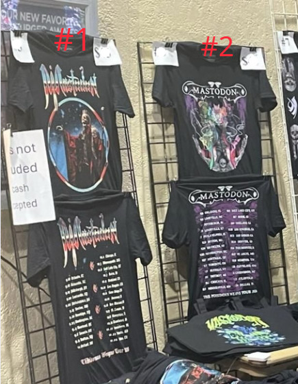 Mastodon T Shirt The Poisonous Weave Tour 2026 Reprint