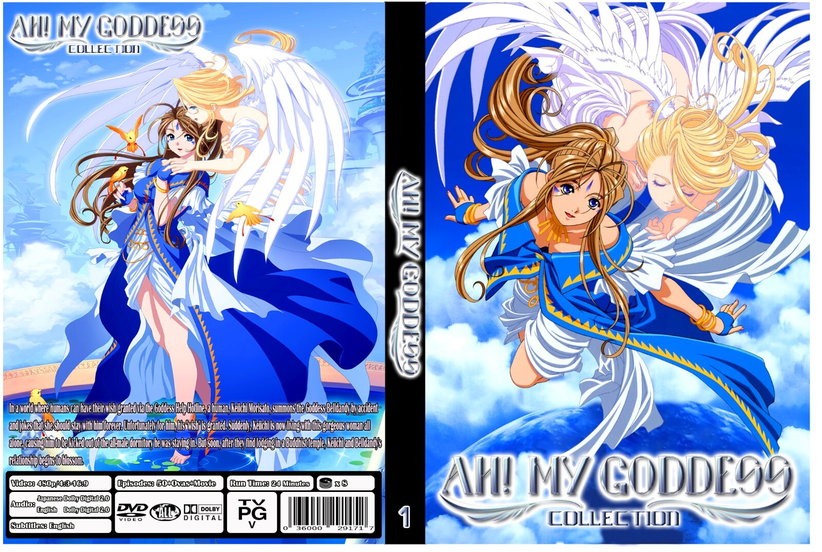 Ah My Goddess Collection Season 1-2+ 8 Ovas + Movie Dual Audio English/Japanese