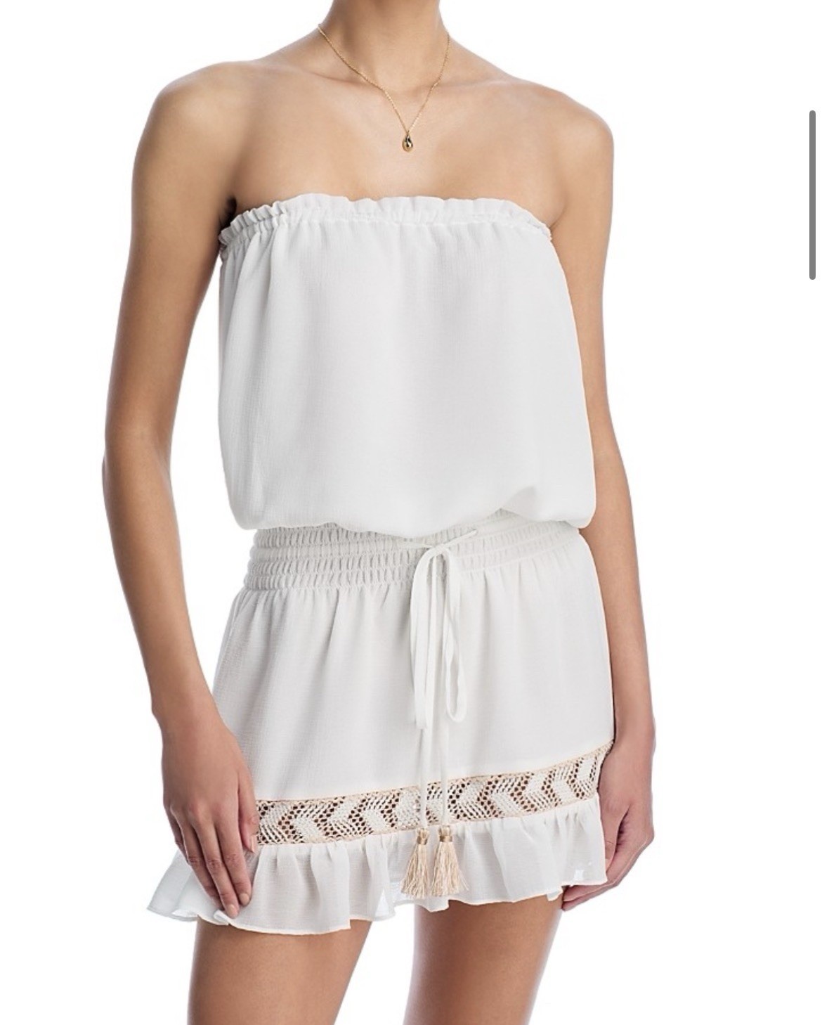 Ramy Brook Women’s Embellished Lauryn Dress Cover-up, White, Size XL, MSRP $265 Ramy Brook Women’s Embellished Lauryn Dress Cover-up, White, Size XL, MSRP $265