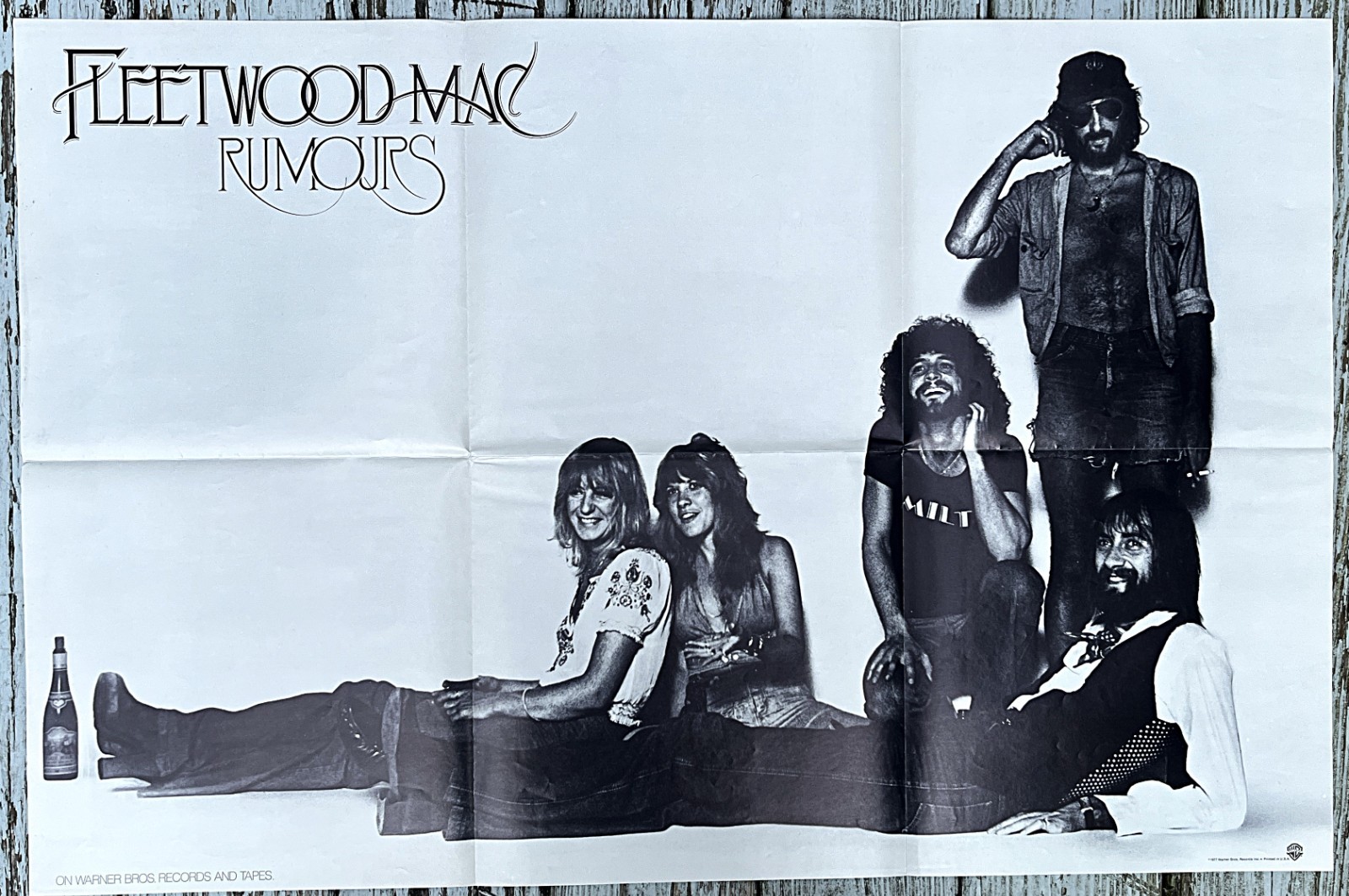 ULTRA RARE Fleetwood Mac Rumours 1977 Promotional Rock Music Poster Stevie Nicks