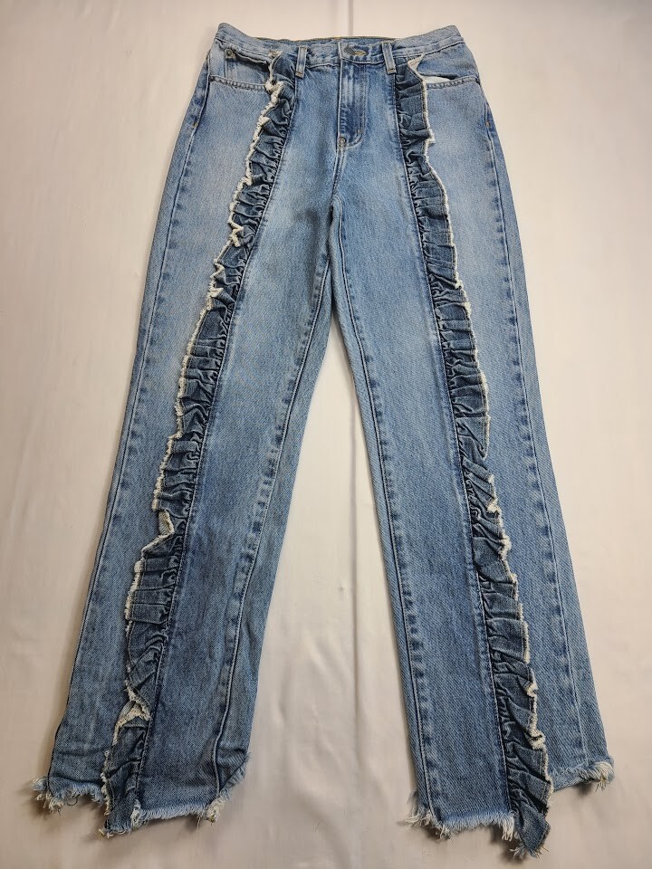 Carmar Women\'s Sz 28 (28x29 MEASURED) Straight Denim D463379 Blue Jeans RARE