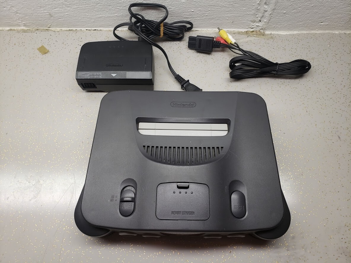 N64 Nintendo 64 Console + OEM + Bundles + Cords + CLEANED N64 Nintendo 64 Console + OEM + Bundles + Cords + CLEANED