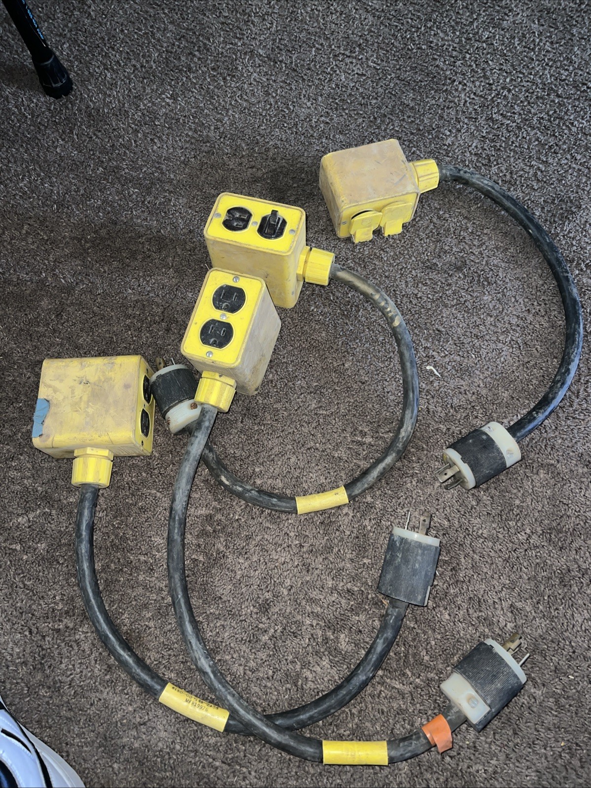 4 daniel woodhead 3000 Power Connectors 125 20 Amp 250 Connector Type Switch