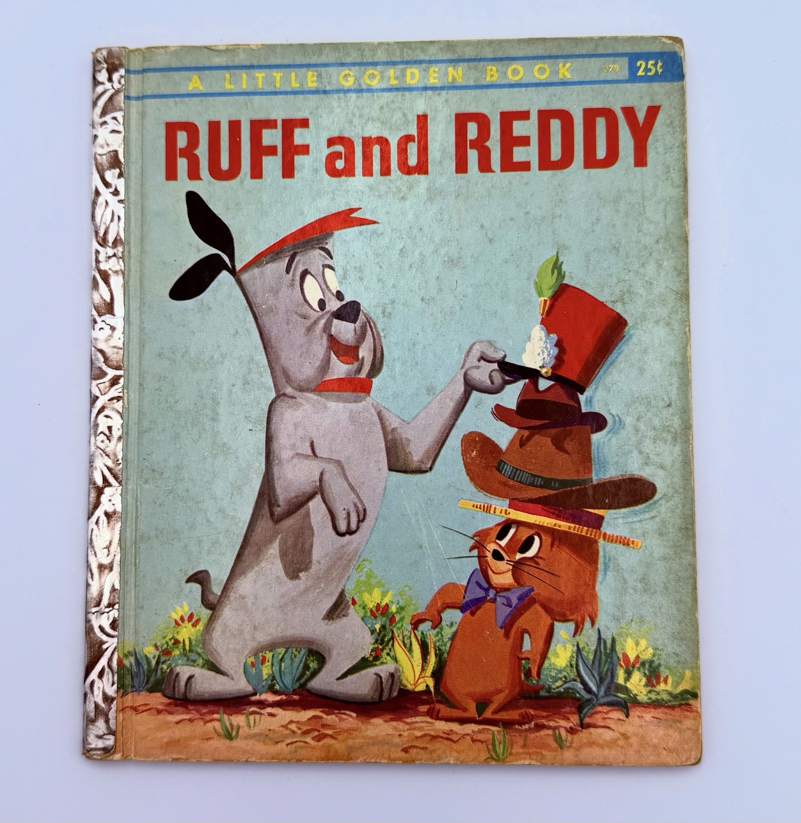 Vintage 1959 Ruff and Reddy Little Golden Book #378 Hanna-Barbera Ann McGovern