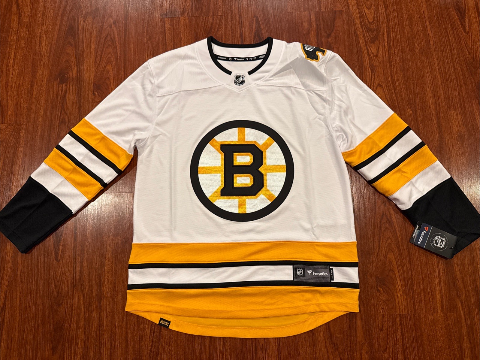 Fanatics Men’s Boston Bruins Breakaway Away Hockey Jersey Medium M NHL