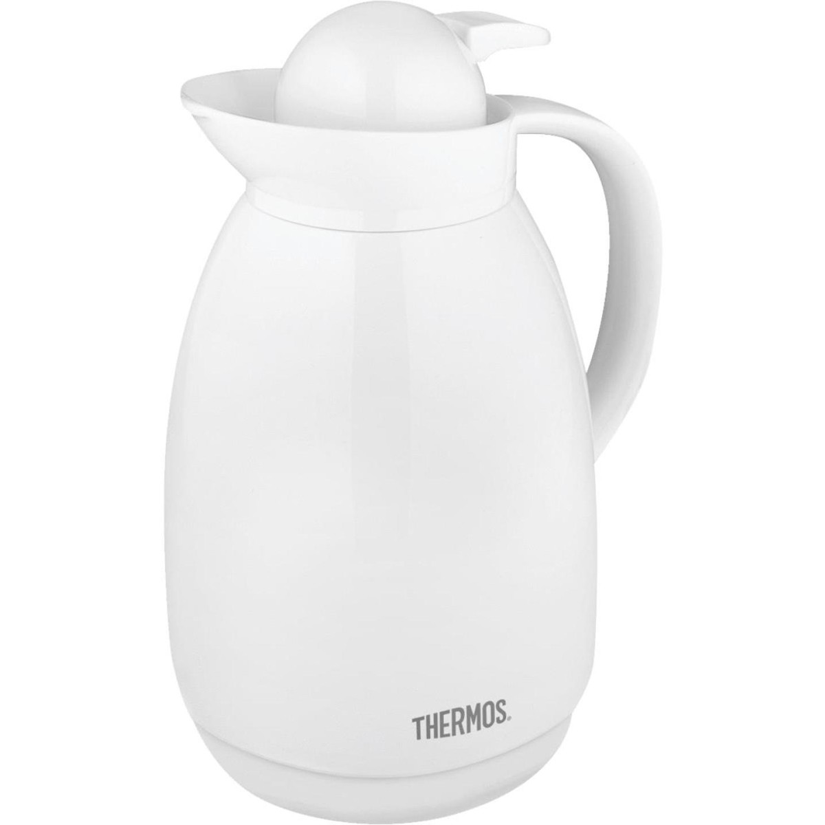 Thermos 34 oz. Glass Vacuum Insulated Carafe - White Thermos 34 oz. Glass Vacuum Insulated Carafe - White