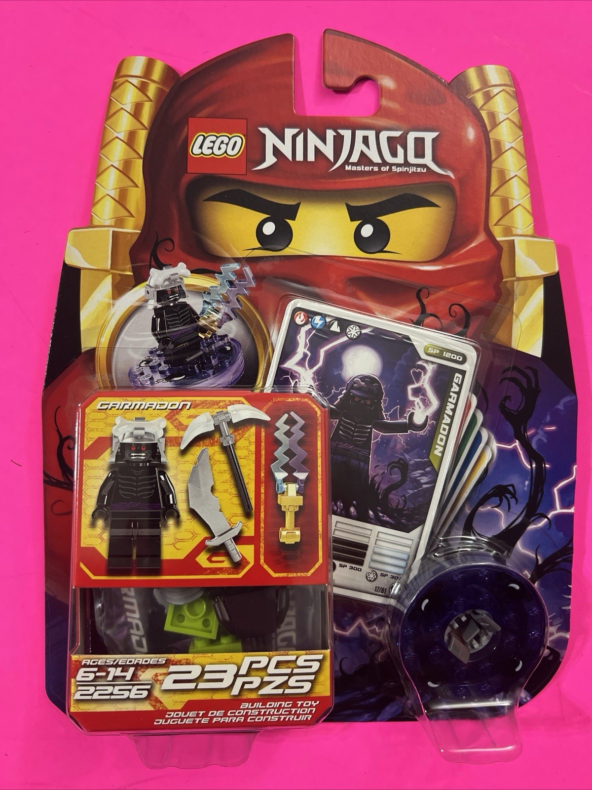 LEGO NINJAGO LORD GARMADON SPINNER SET # 2256 * Factory SEALED  *MINT * RETIRED*