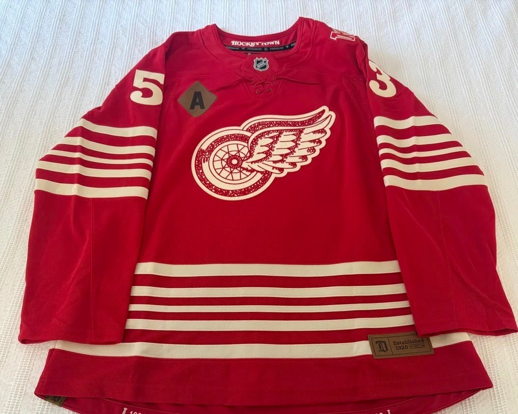 NEW Moritz Seider Detroit Red Wings 2026 Centennial Hockey NHL Jersey NEW Moritz Seider Detroit Red Wings 2026 Centennial Hockey NHL Jersey