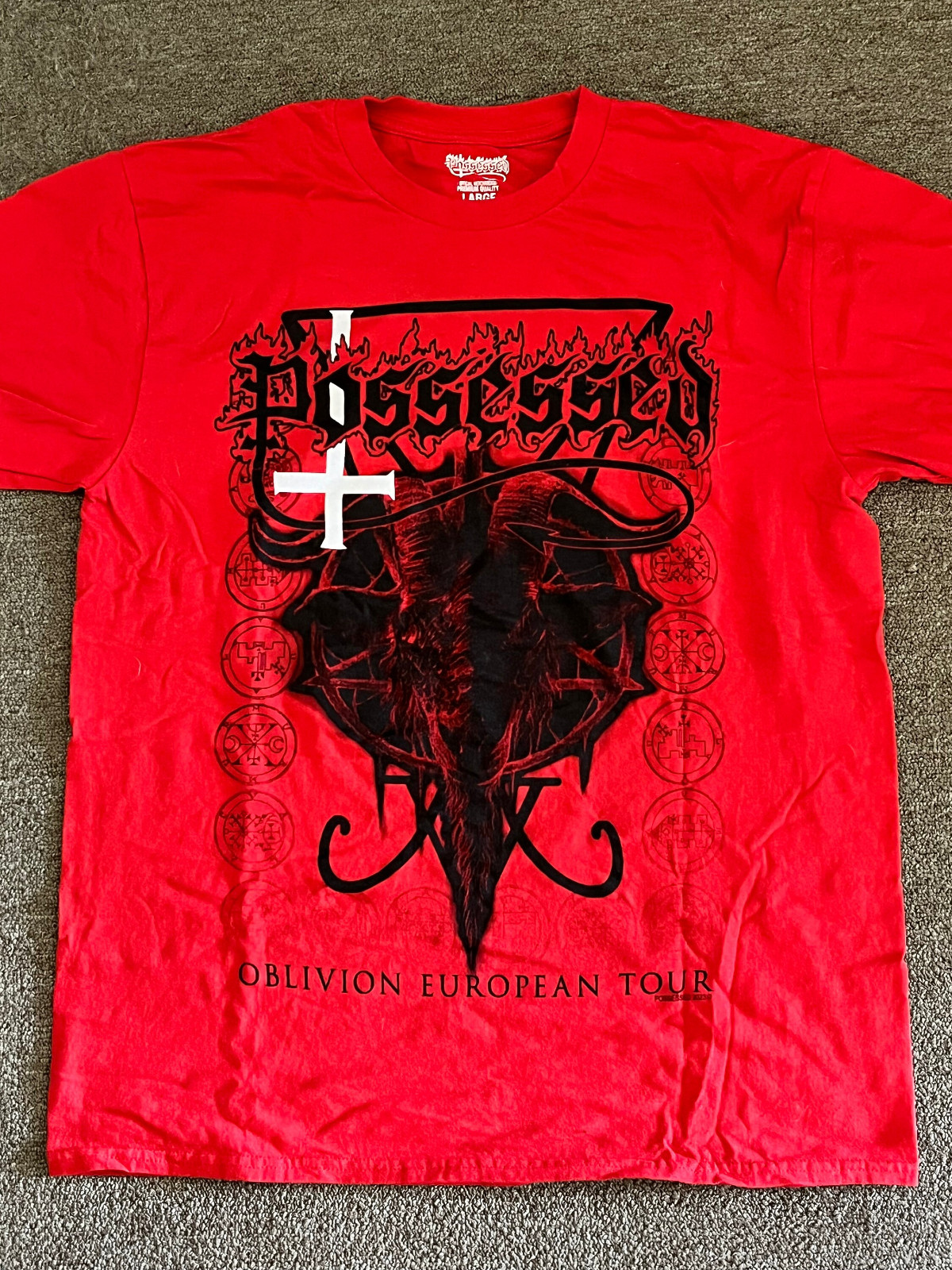 Rare Possessed Band Red Shirt Unisex Concert S to 5XL  TR325