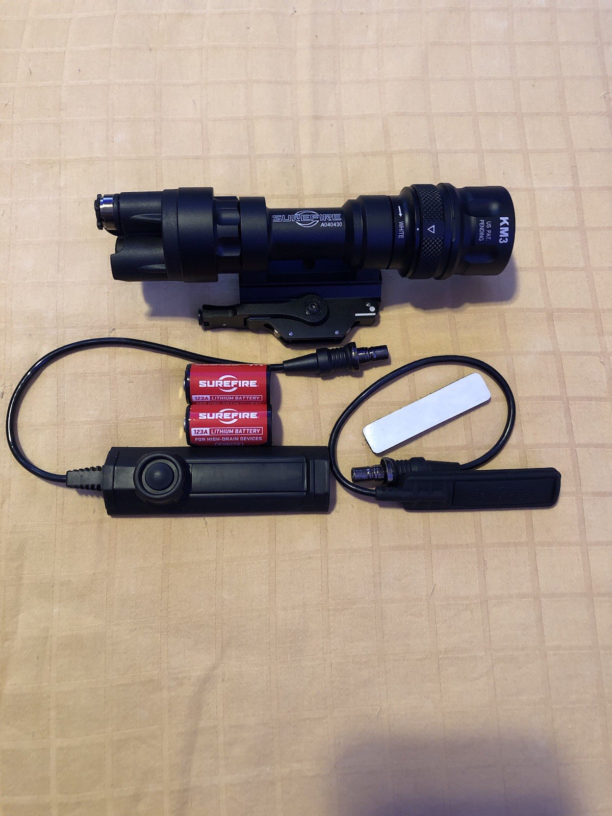 Surefire M952-V Tactical Flashlight with KM3 Vampire LED IR Head,2 P/S,2 Battery
