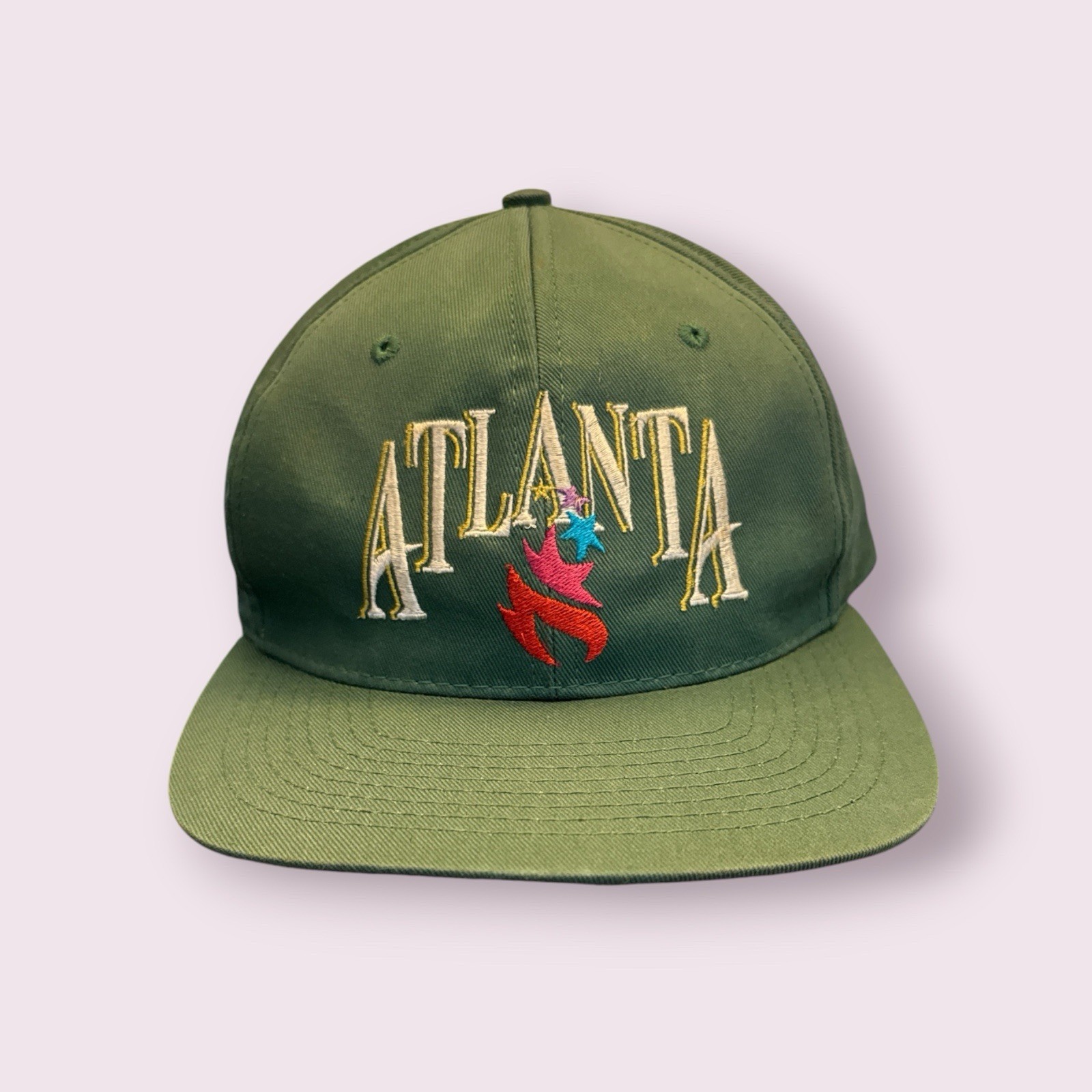 Vintage 1996 Logo 7 Atlanta Summer Olympics SnapBack Hat 1990's