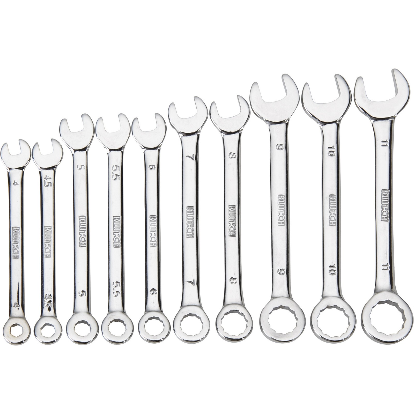 Klutch Mini Wrench Set, 10-Pc., Metric
