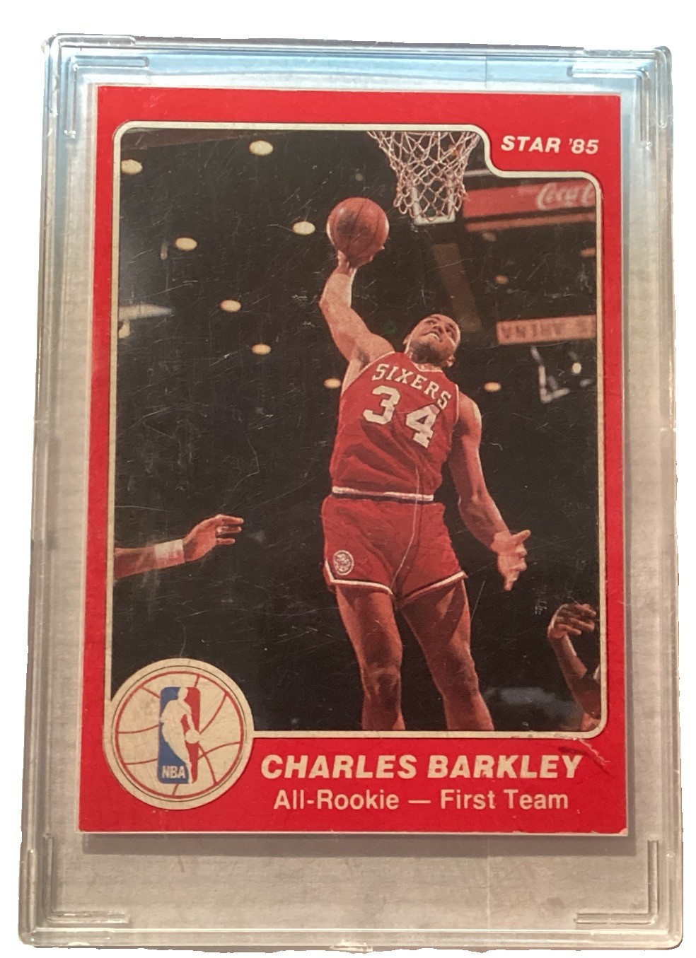 1985-86 Star All-Rookie Team Charles Barkley #3 HOF 0ry1