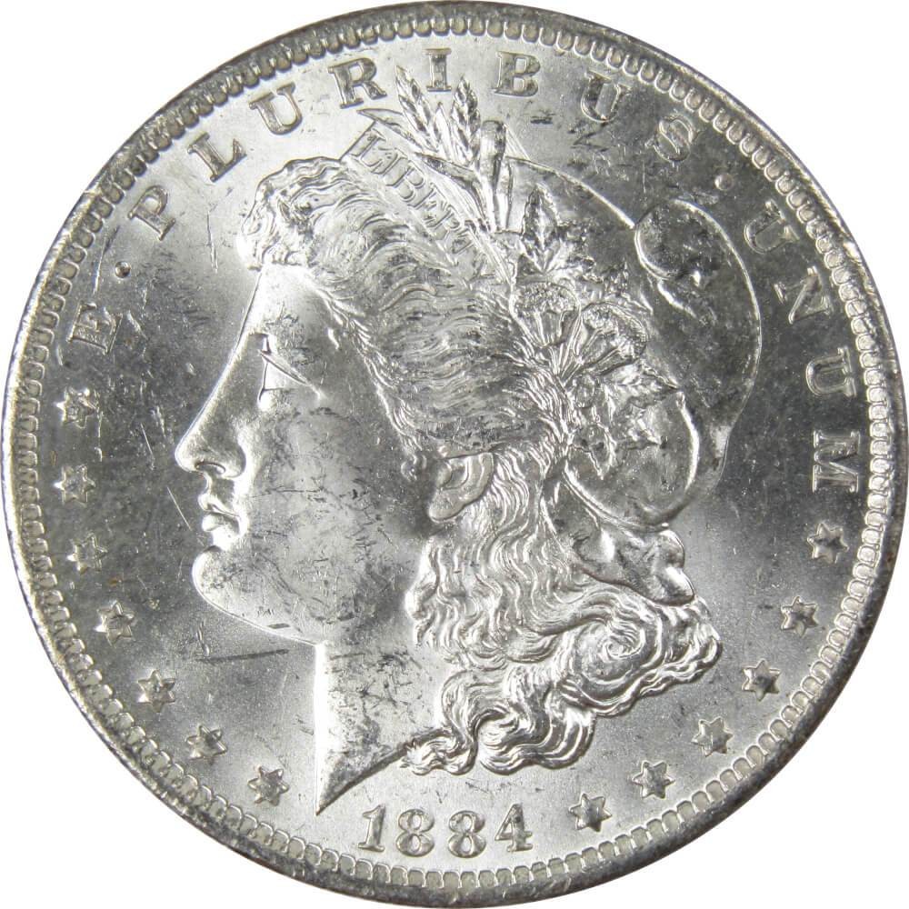 1884 O Morgan Silver Dollar Uncirculated Mint State $1 Coin