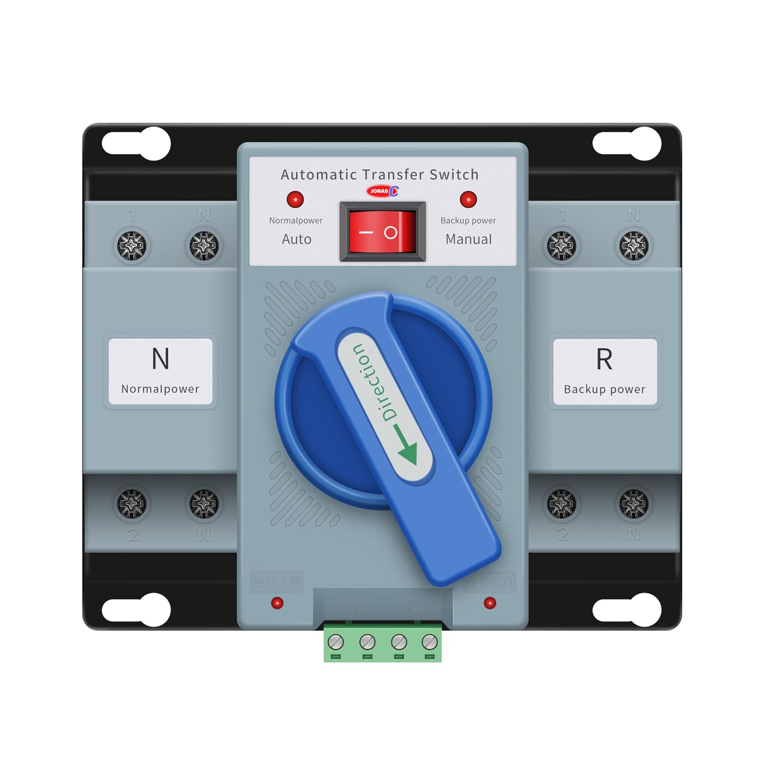 AC110V 2P 63A ATS Dual Power Automatic/Manual Transfer Switch AC110V 2P 63A ATS Dual Power Automatic/Manual Transfer Switch