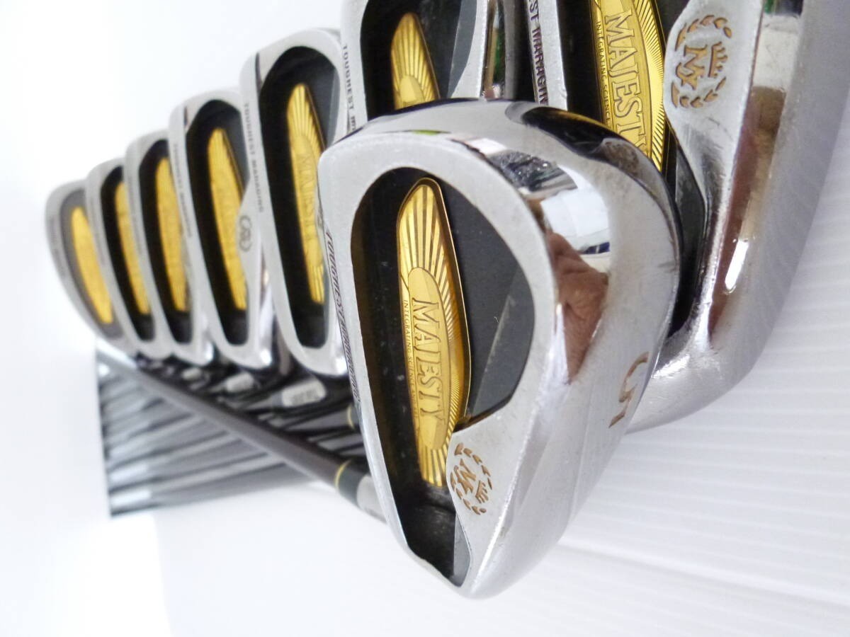 Maruman Majesty Prestigio 21 Iron Set 8pcs 4-Pw,Sw Stiff-lite Flex Graphite RH