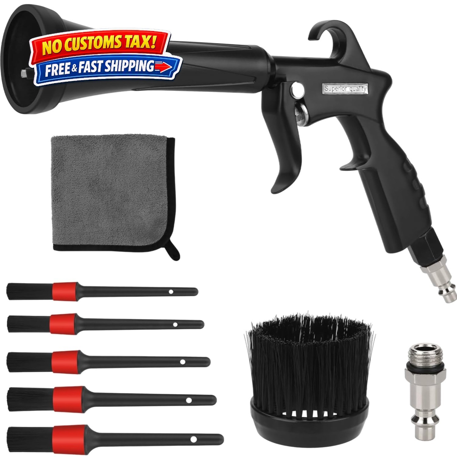 LAUCO Tornado High Pressure Air Gun Kit, Tornado Car Cleaning Gun, Tornado Air LAUCO Tornado High Pressure Air Gun Kit, Tornado Car Cleaning Gun, Tornado Air