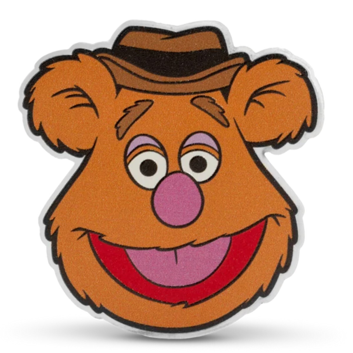 2025 Agoro Disney The Muppets - Fozzie Bear 1 oz Colorized Silver Coin