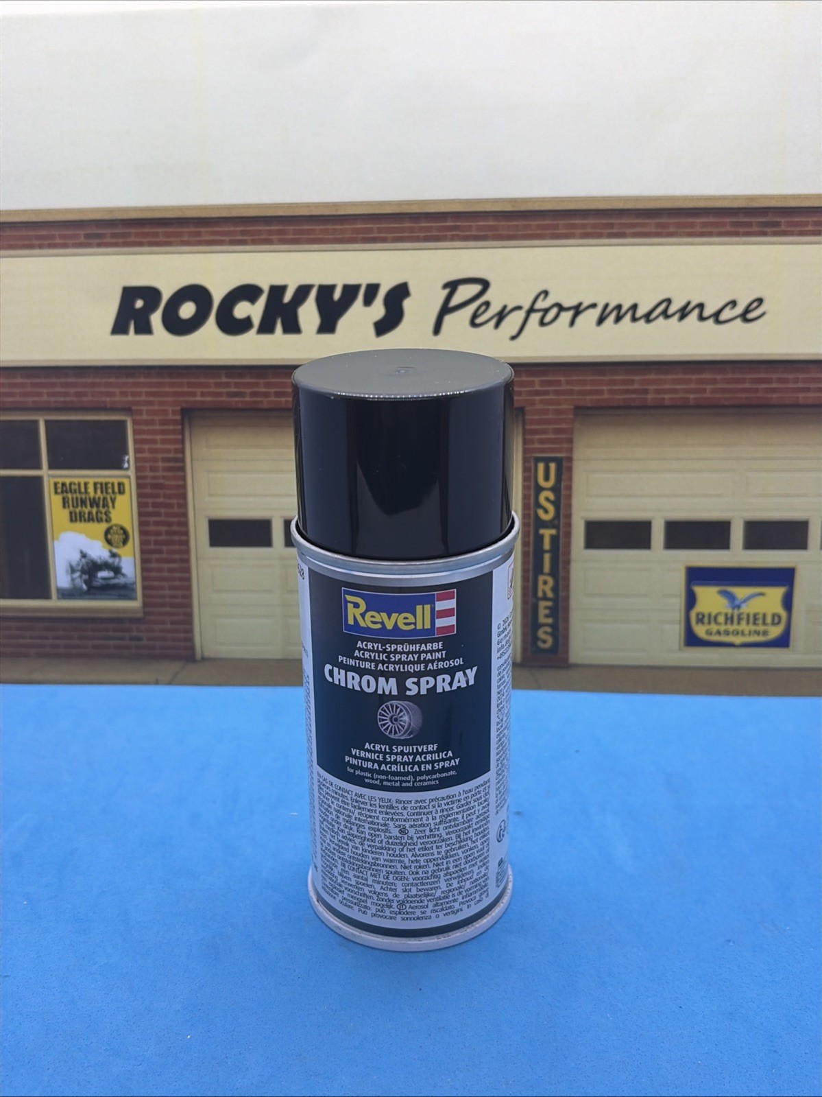 Revell Germany Acrylic Chrome Spray Paint #39268 150ml 5.7oz Can LBR Model Parts
