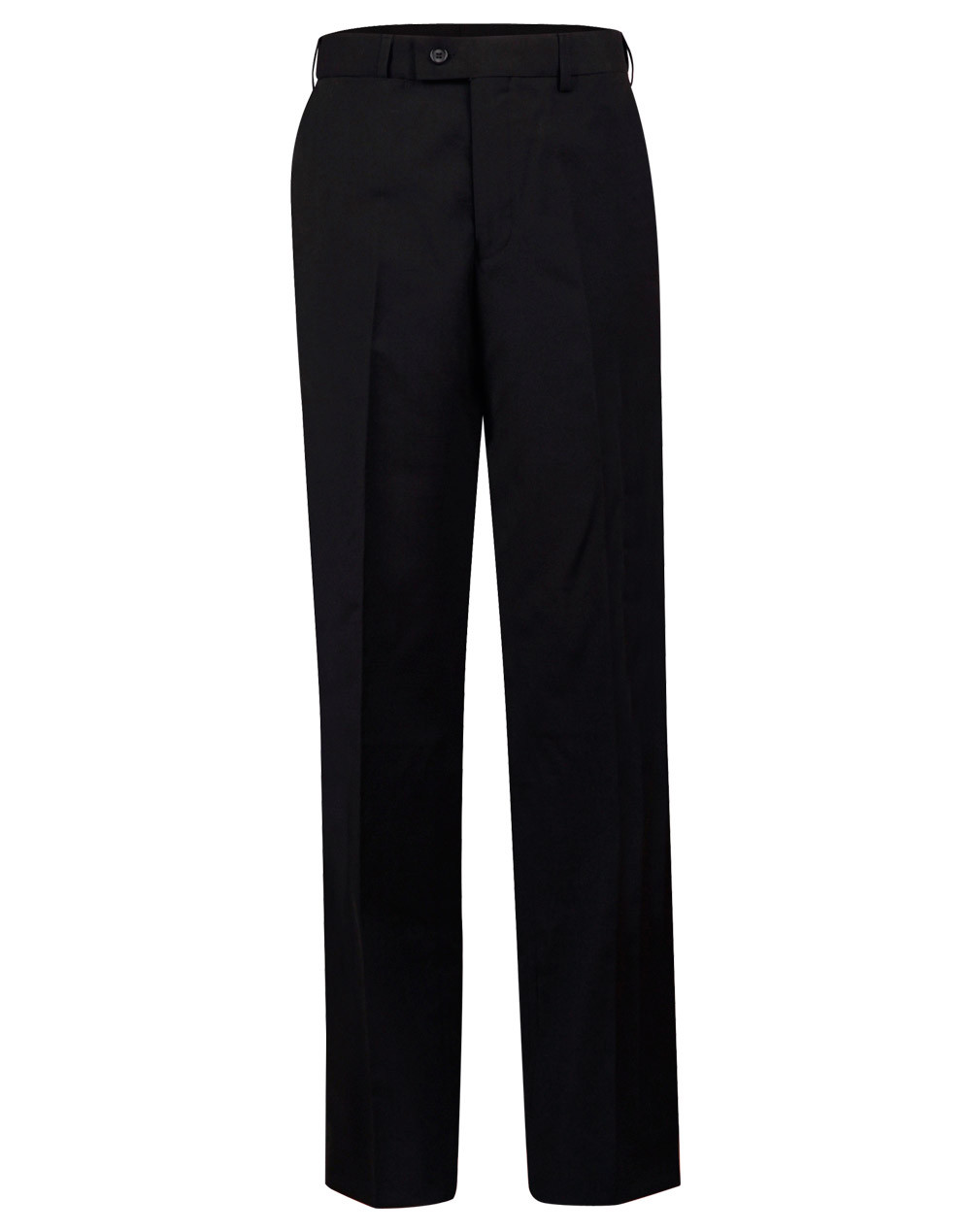 Benchmark Men\'s Wool Blend Stretch Corporate Pants Trousers FlatFont Flexi Waist