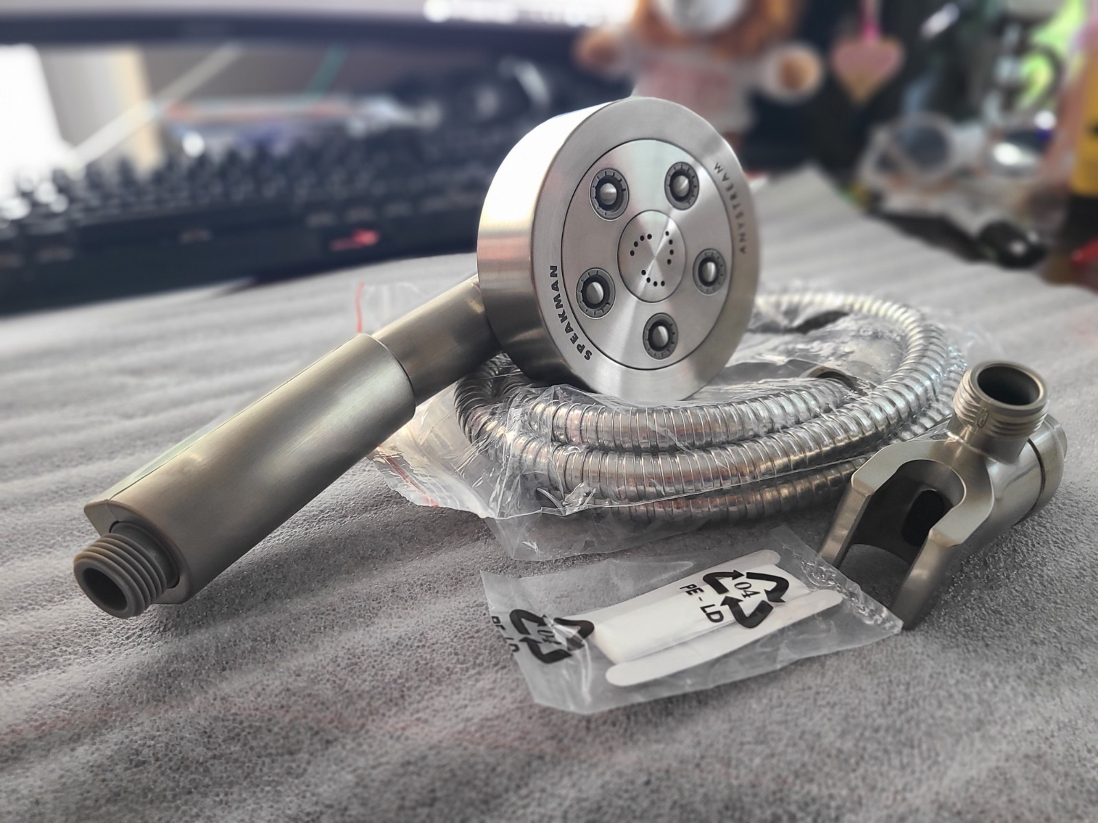 SPEAKMEN Neo Handheld Shower Head BN VS-3010-BN-E175 AnyStream 1.75 GPM NEW