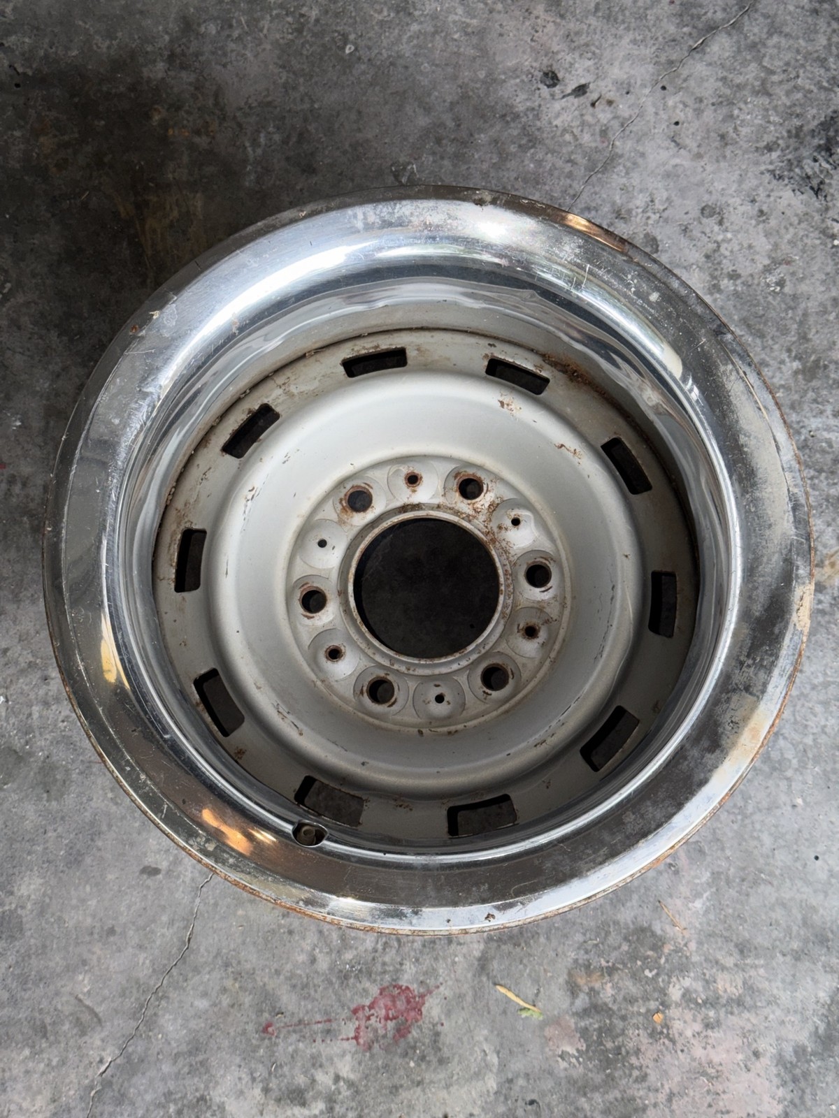 Vintage 1973-1987 CHEVY GMC Truck K10 4x4 6x5.5 15x8 6 Lug Rally Wheel Rim