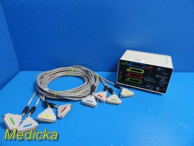 Natus Neurology XLTEK EMU 128FS Head Box (Amp) Ref 10343 W/ 4X Cables ~ 27921