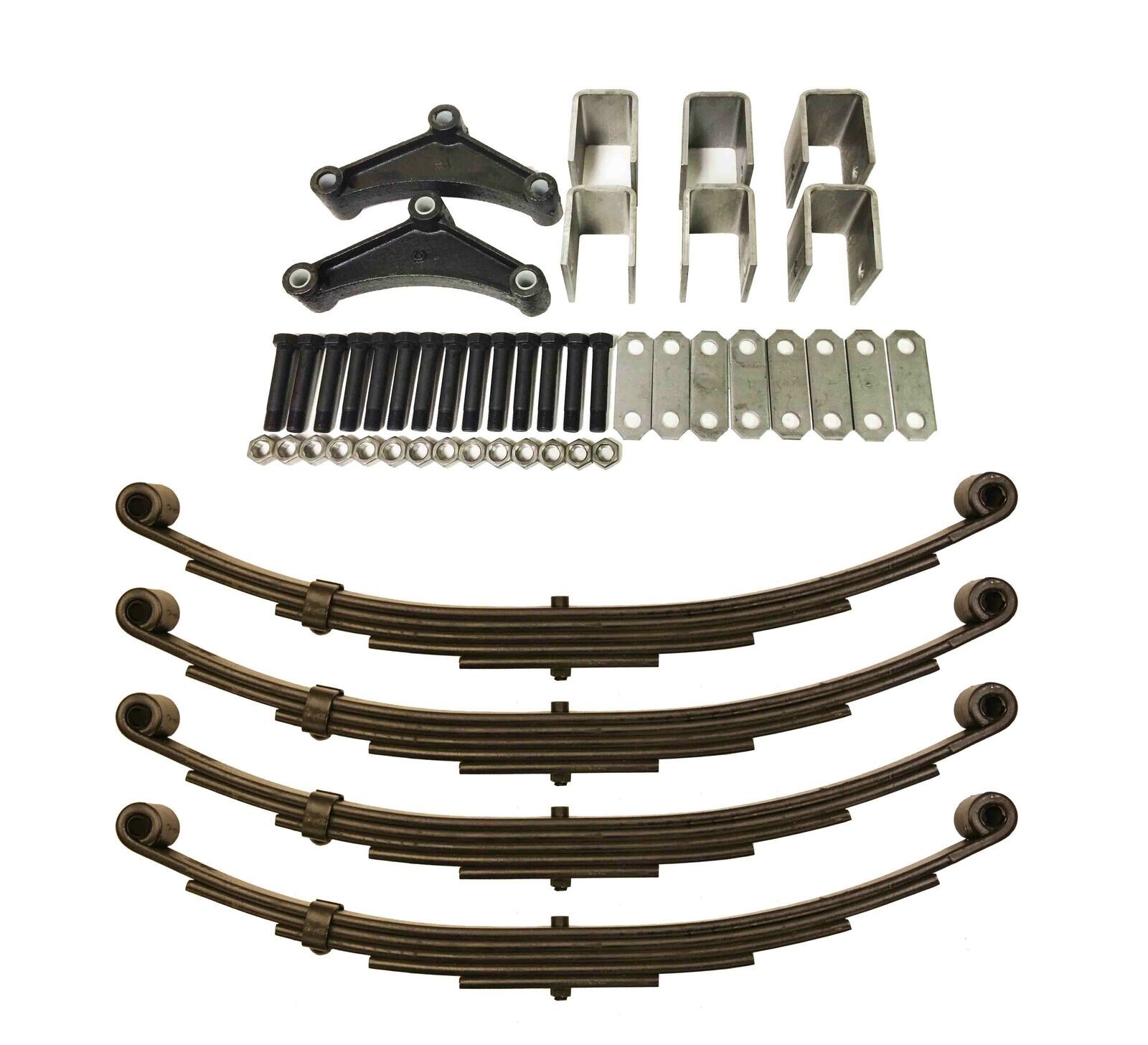 LIBRA 6000# 6K Tandem Trailer Axle Suspension Kit 3000# Leaf Springs Hanger Kit