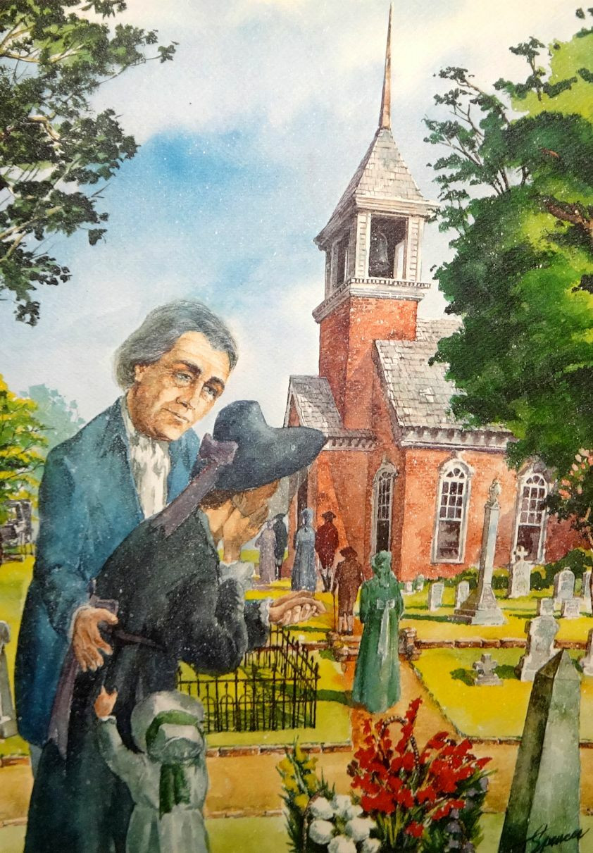 Vintage 1976 \'The Undertaker Series\' Thomas E. Spencer Graveyard Cemetery Print Vintage 1976 \'The Undertaker Series\' Thomas E. Spencer Graveyard Cemetery Print