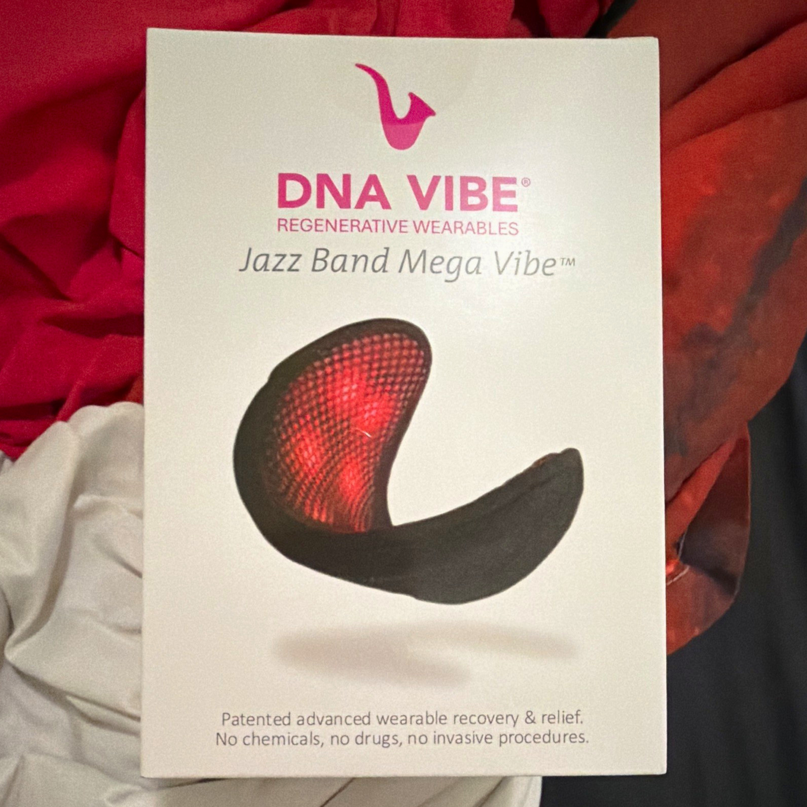 DNA VIBE Jazz Band Mega Vibe Wearable Light Relief Therapy Hand Black DNA VIBE Jazz Band Mega Vibe Wearable Light Relief Therapy Hand Black