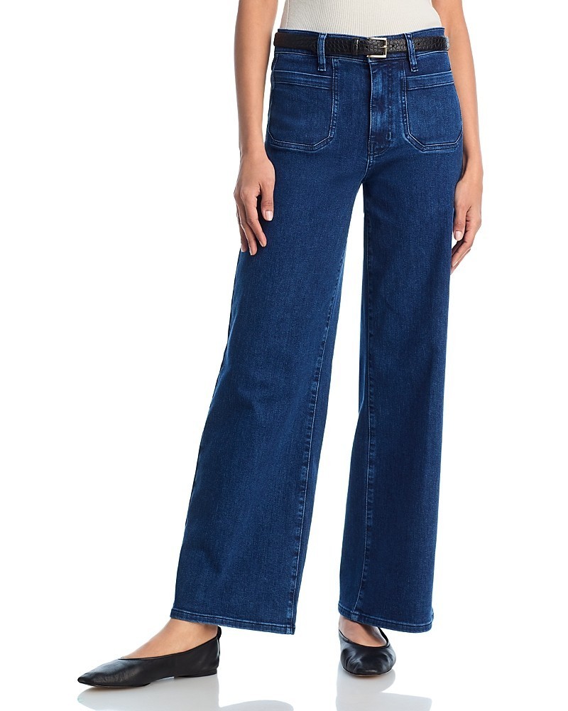 FRAME Le Slim Palazzo Modernist Stretch Bardot Pocket Jeans Women\'s 29 Loner
