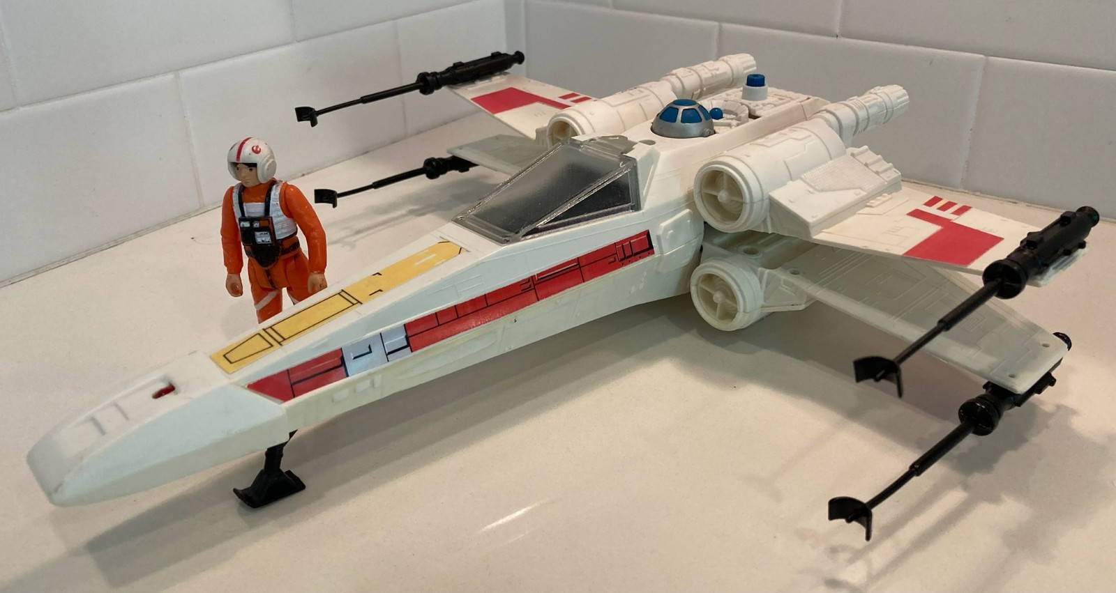 Vintage 1978 KENNER Star Wars X WING Fighter Original w/working sound & light
