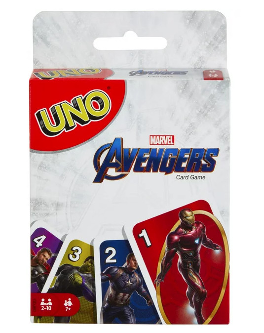 Mattel - UNO Avengers Card Game - Marvel - New
