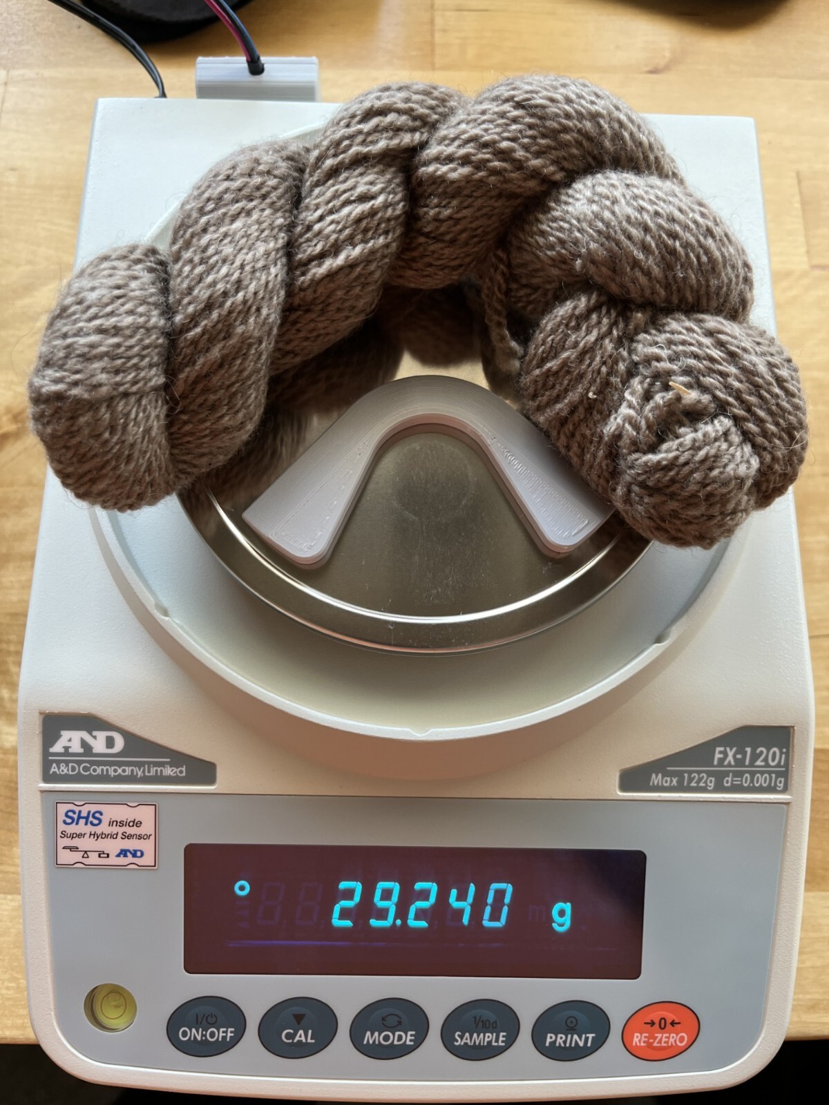 Qiviut 100% Musk Ox Handspun Yarn   Approx. 115 yards.  Approx. 1 oz skein