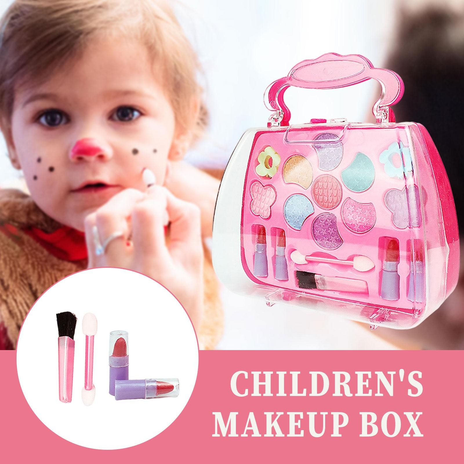 Girls Makeup Kits Safe and Non-Toxic Little Girls Makeup Sets Makeup Bag