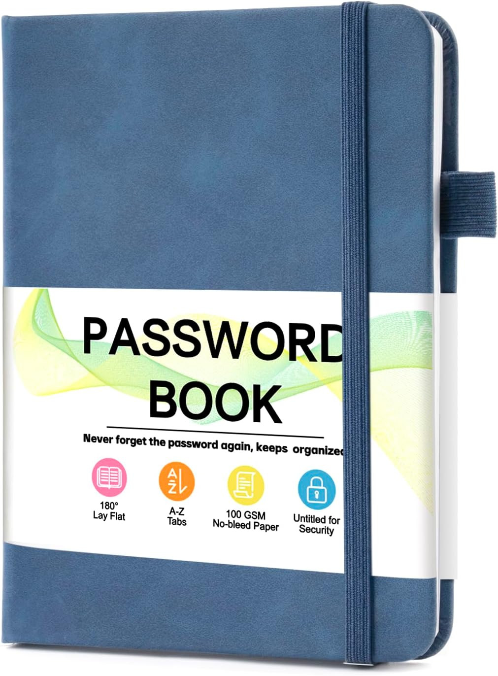 Password Keeper Book with Alphabetical Tabs,4.3 Password Keeper Book with Alphabetical Tabs,4.3