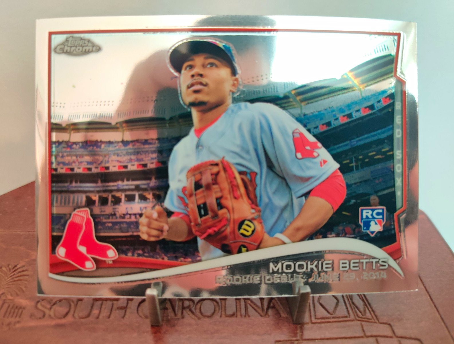 Mookie Betts RC 🔴 2014 Topps Chrome Update No. MB-46 Mookie Betts RC 🔴 2014 Topps Chrome Update No. MB-46