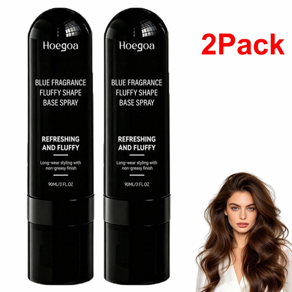 2X Fluffy Hair Shaping Spray Peach Scent Volumizing Setting Spray for Hair