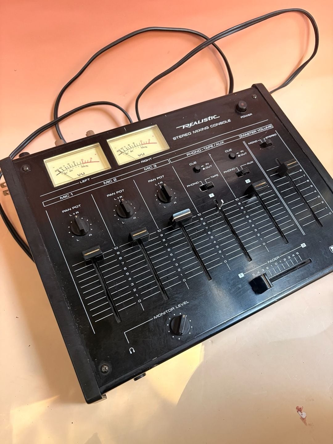 Realistic Stereo Mixing Console Model No. 32-1200B Vintage Audio Equipment Realistic Stereo Mixing Console Model No. 32-1200B Vintage Audio Equipment