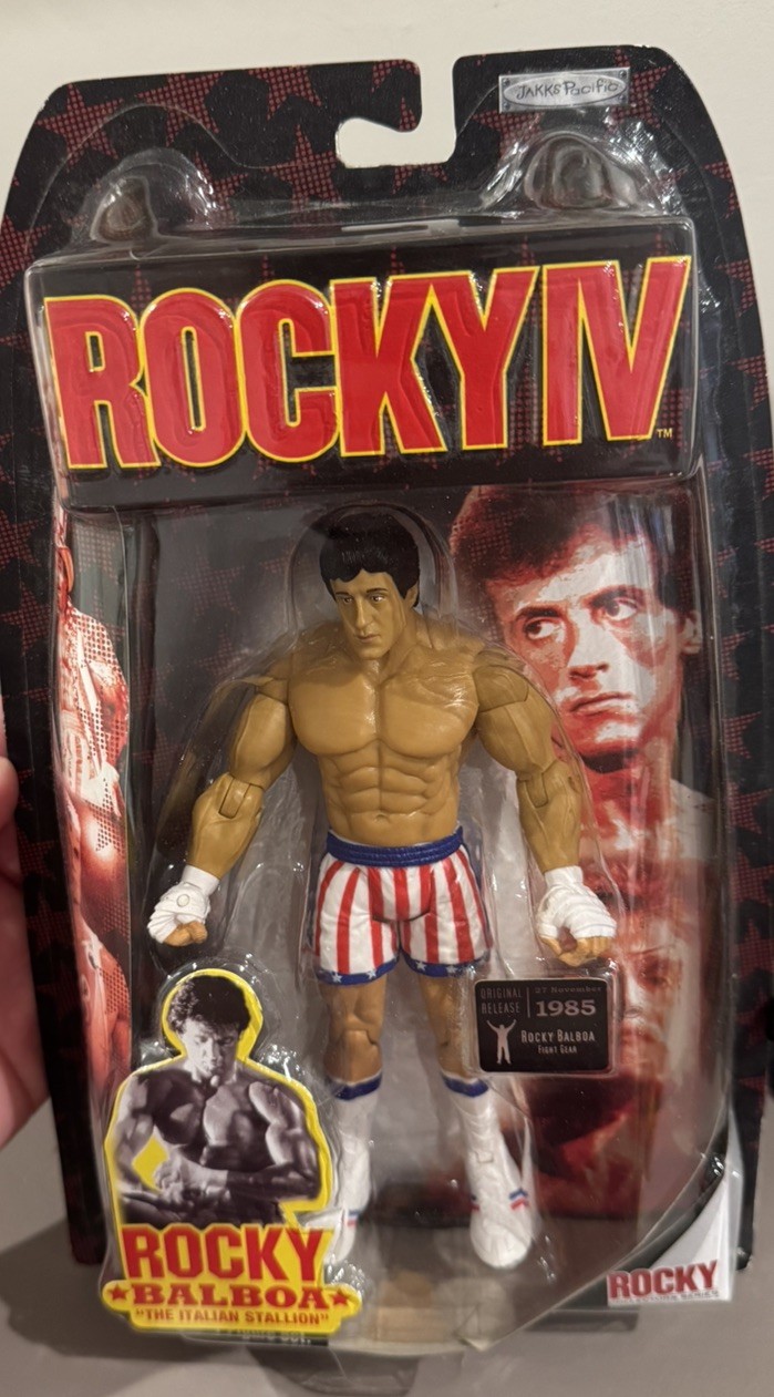 Rocky Balboa Boxing Figure Jakks Pacific 2007 NEW ROCKY IV 4 Fight Gear