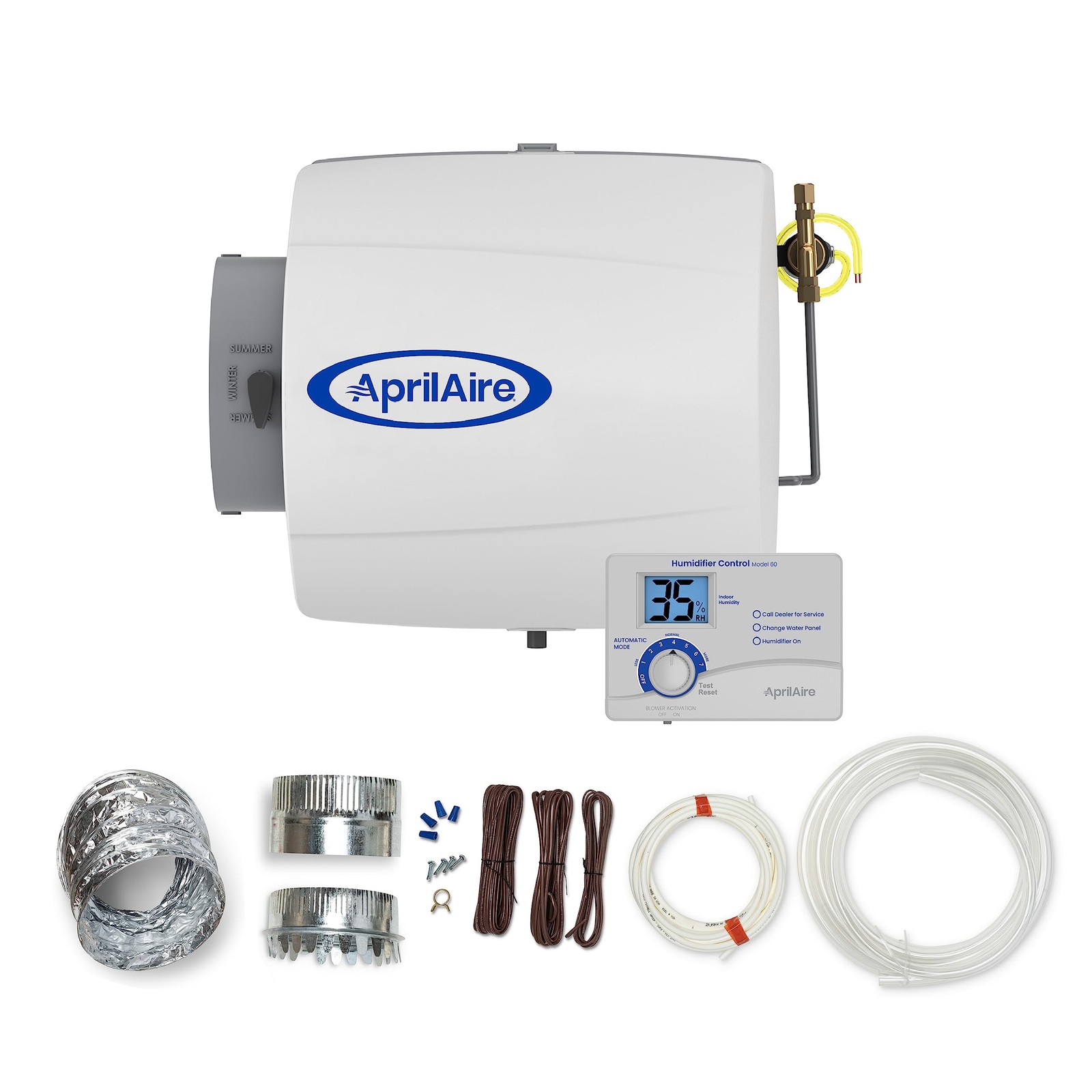 AprilAire 500 12-gal. Whole-House Small Bypass 1200-3600 sq. ft., Gray AprilAire 500 12-gal. Whole-House Small Bypass 1200-3600 sq. ft., Gray